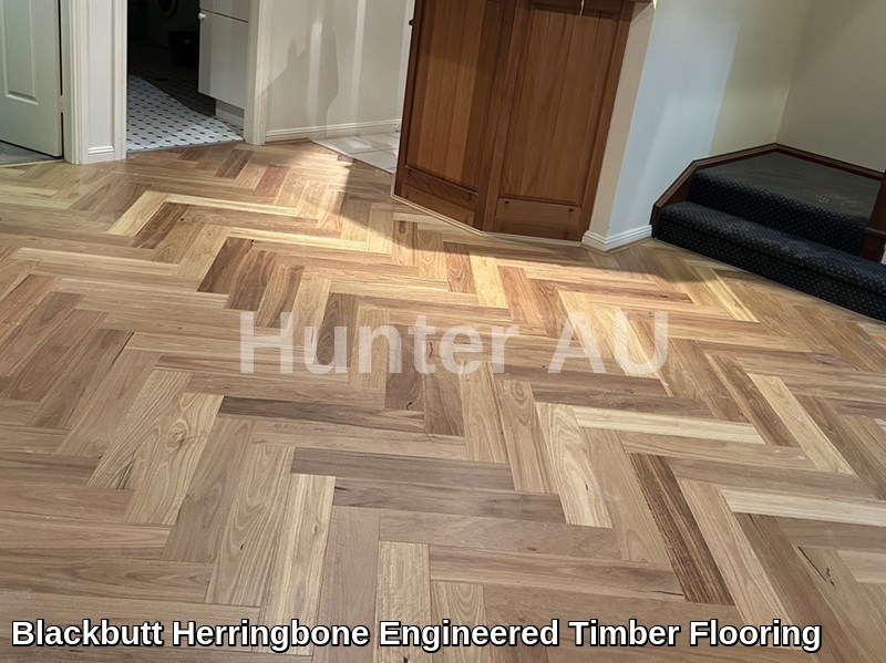 Blackbutt Herringbone Engineered Timber Flooring
