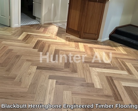 Blackbutt Herringbone Engineered Timber Flooring