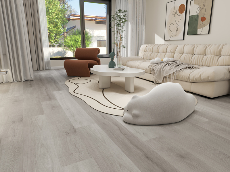 Ash Grey SPC Hybrid Flooring