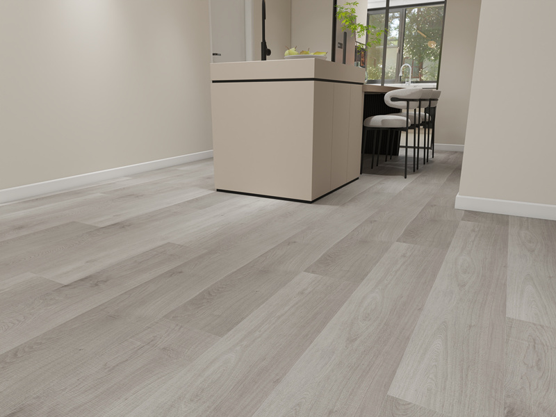 Ash Grey Hybrid Vinyl Flooring