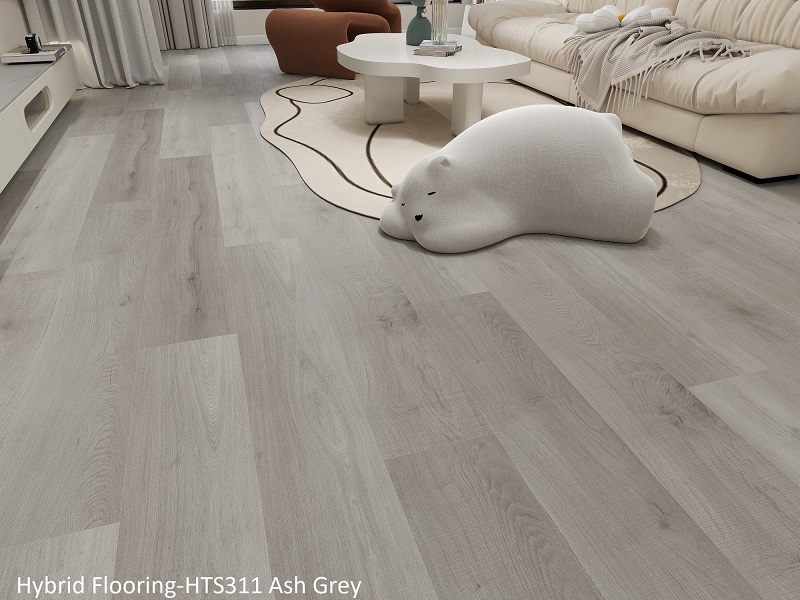 Ash Grey Hybrid Flooring