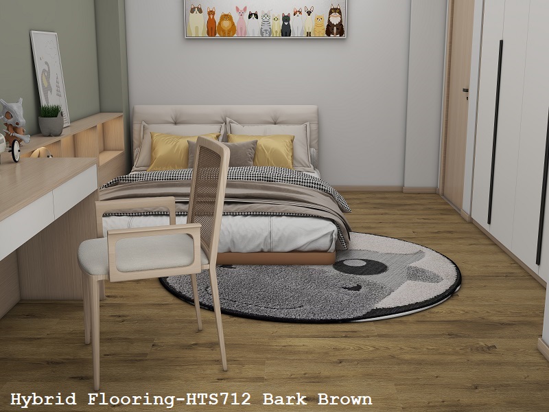 Bark Brown Hybrid Flooring