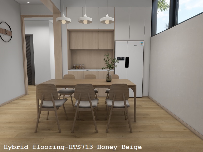 Honey Beige Hybrid Flooring