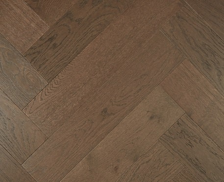 Herringbone Dark Brown-De Marque Oak-15MM